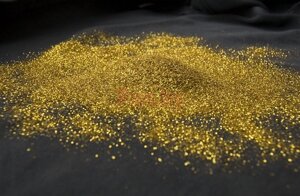 Блестки для жидких обоев Bioplast точки, золото (10 гр)