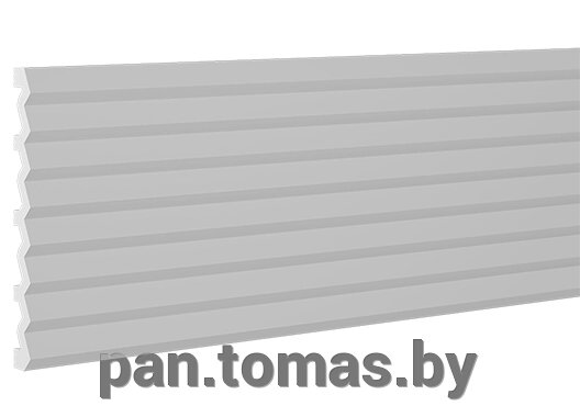 Декоративная 3д панель из композитного полиуретана Европласт Art Deco 6.59.803, 2000х240х24.5 от компании Торговые линии - фото 1
