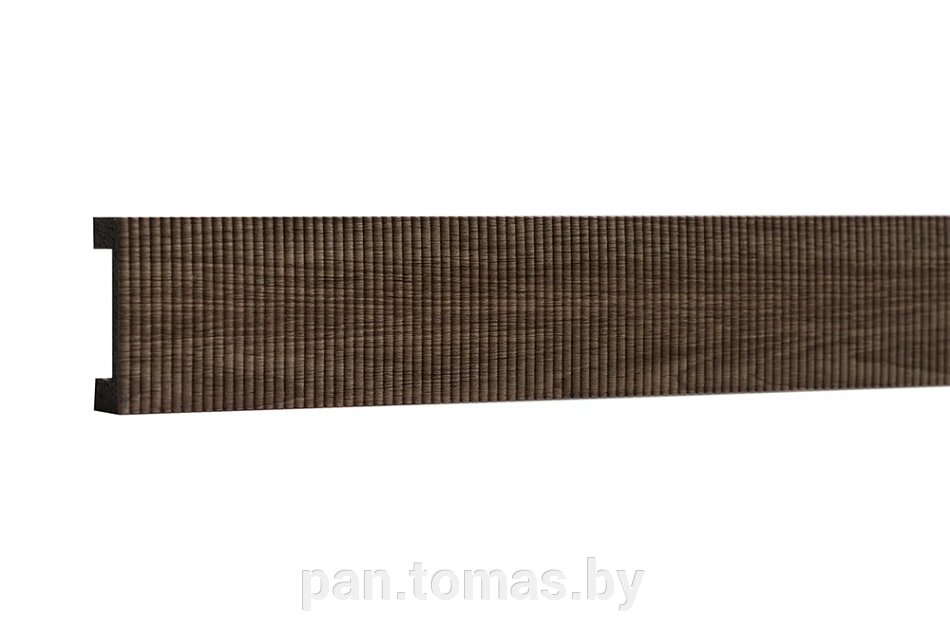 Декоративная интерьерная рейка из дюрополимера Decor-Dizayn 618-67PR с насечкой, 3000*40*15 от компании Торговые линии - фото 1