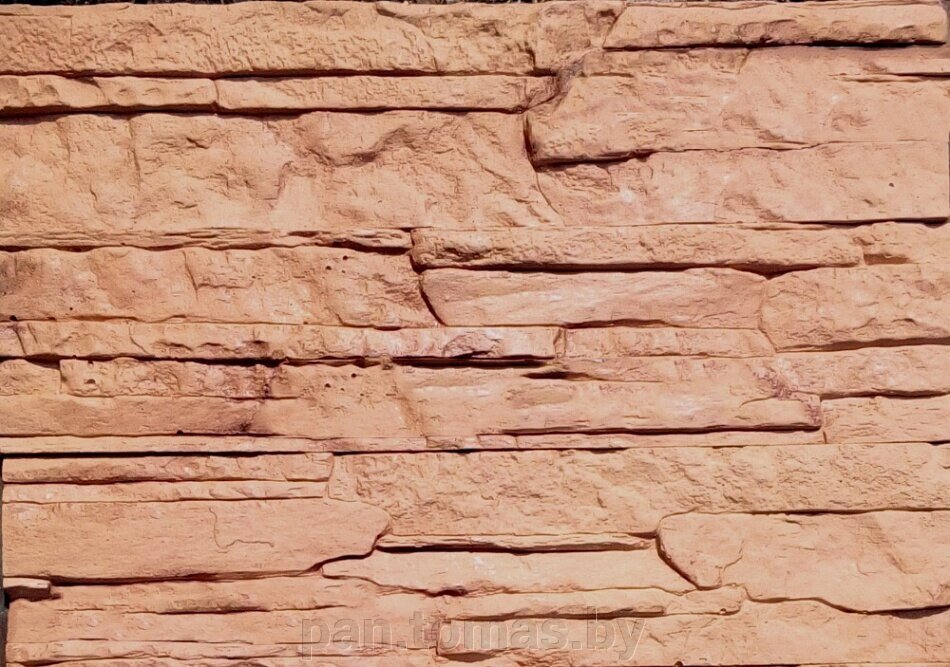 Декоративный искусственный камень Polinka Сланец Рифейский  гипсовый 0204, коричневый от компании Торговые линии - фото 1