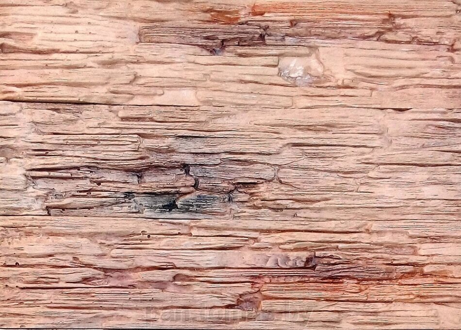 Декоративный искусственный камень Polinka Сланец Саянский гипсовый угловой составной У0104Г, коричневый градиент от компании Торговые линии - фото 1
