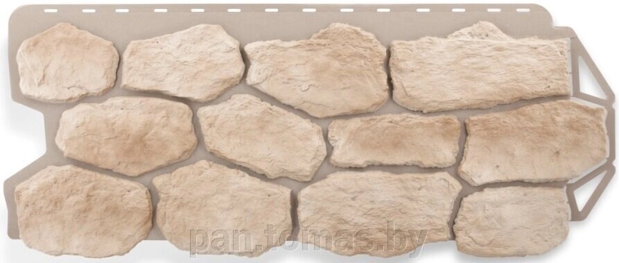 Фасадная панель (цокольный сайдинг) Альта-Профиль Бутовый камень Нормандский от компании Торговые линии - фото 1