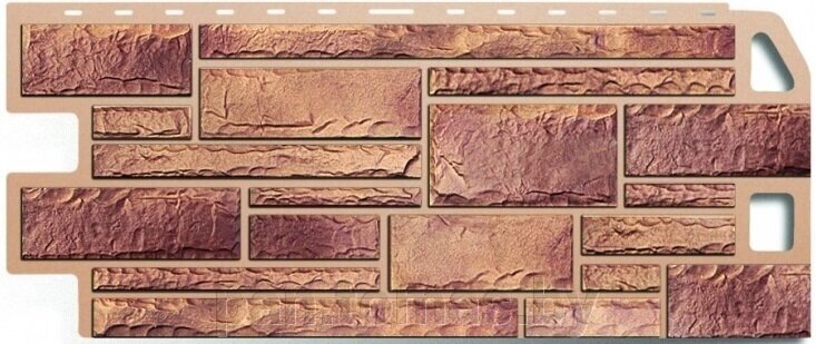Фасадная панель (цокольный сайдинг) Альта-Профиль Камень Кварцит от компании Торговые линии - фото 1