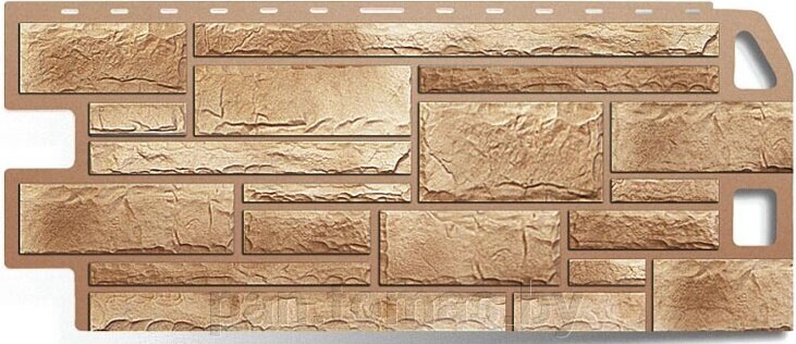 Фасадная панель (цокольный сайдинг) Альта-Профиль Камень Песчаник от компании Торговые линии - фото 1