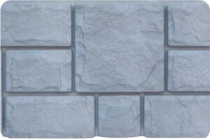 Фасадная панель (цокольный сайдинг) Grand Line Екатерининский камень Графит от компании Торговые линии - фото 1
