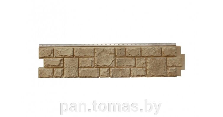 Фасадная панель (цокольный сайдинг) Grand Line Екатерининский камень Песок от компании Торговые линии - фото 1