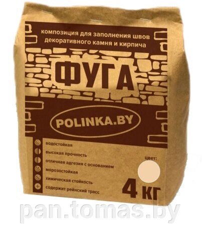 Фуга (затирка для швов) Polinka карамельный 06, 4кг от компании Торговые линии - фото 1