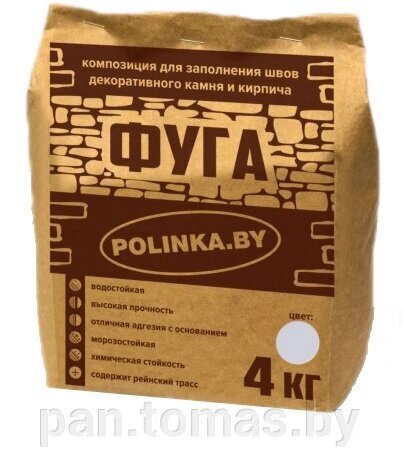 Фуга (затирка для швов) Polinka серебристый 02, 4кг от компании Торговые линии - фото 1