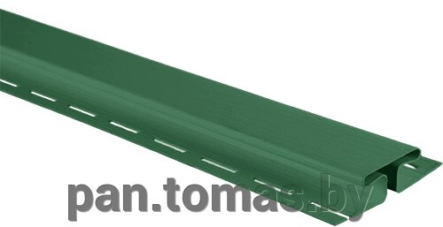 H профиль (соединительная планка) для сайдинга Альта-Профиль Зеленый, 3м от компании Торговые линии - фото 1