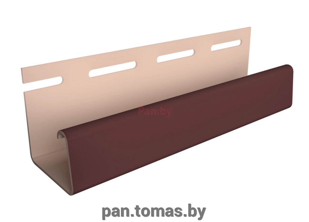 J-профиль для фасадных панелей Docke-R J26 Табачный от компании Торговые линии - фото 1