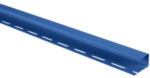 J-профиль для сайдинга Альта-Профиль Т-15, Синий 3м