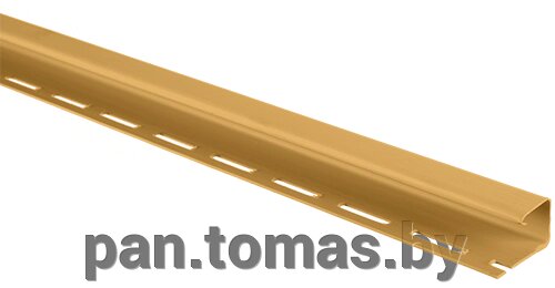 J-профиль для сайдинга Альта-Профиль Т-15, Золотистый 3м от компании Торговые линии - фото 1