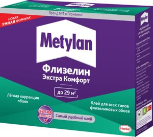 Клей для флизелиновых обоев Metylan Флизелин экстра комфорт 200 гр