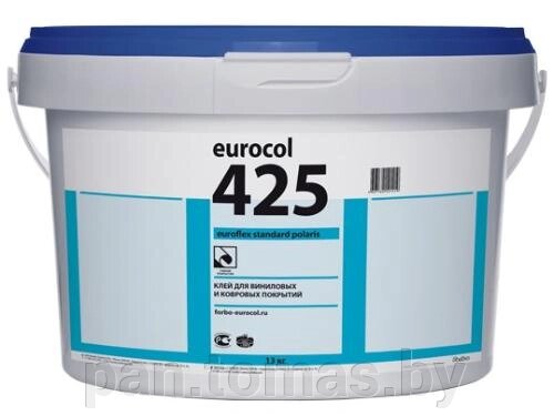 Клей универсальный для напольных покрытий Eurocol Euroflex Standard 425, 13кг от компании Торговые линии - фото 1