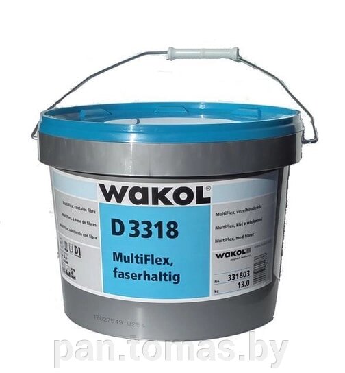 Клей универсальный для напольных покрытий Wakol D 3318 MultiFlex 13 кг от компании Торговые линии - фото 1