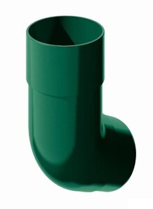 Колено (отвод) водосточной трубы Технониколь 135 град., D-80, Зеленый