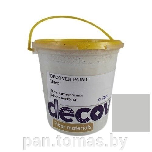 Краска фасадная водно-дисперсионная Decover Paint Silver, 0,5кг от компании Торговые линии - фото 1