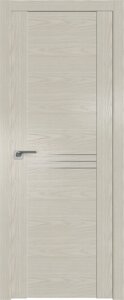Межкомнатная дверь царговая экошпон ProfilDoors серия N 150N, Дуб Скай Беленый Распродажа