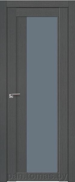 Межкомнатная дверь царговая экошпон ProfilDoors серия XN Модерн 2.72XN, Грувд Мателюкс графит Распродажа от компании Торговые линии - фото 1