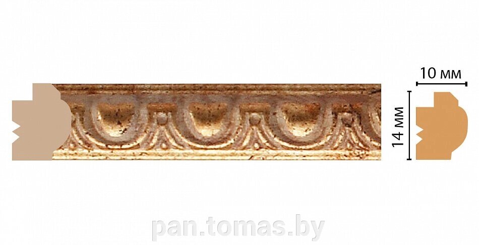 Молдинг из пенополистирола Декомастер Античное золото 159D-552 от компании Торговые линии - фото 1