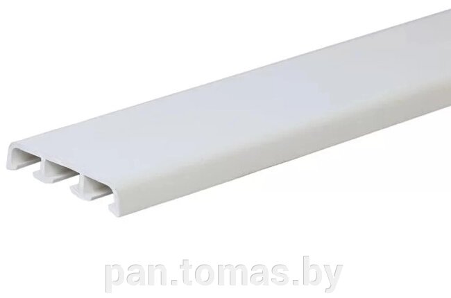 Наличник на окна пластиковый (ПВХ) Полимер 58*10 мм, белый от компании Торговые линии - фото 1