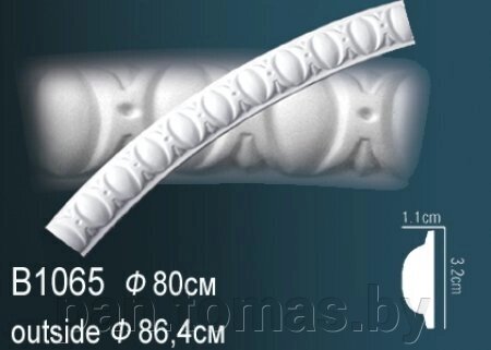 Обрамление для арки Перфект B1065 от компании Торговые линии - фото 1