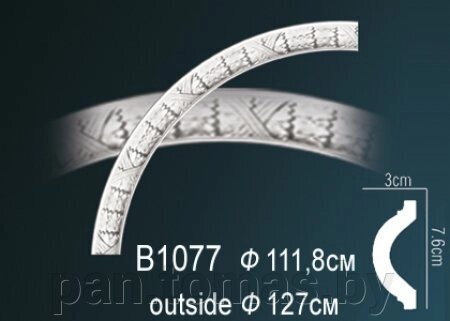Обрамление для арки Перфект B1077 от компании Торговые линии - фото 1