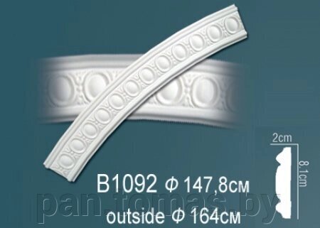 Обрамление для арки Перфект B1092 от компании Торговые линии - фото 1