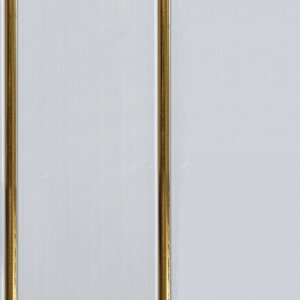 Панель ПВХ (пластиковая) лакированная Dekostar Люкс Двухсекционная - Золото 3000*240*8