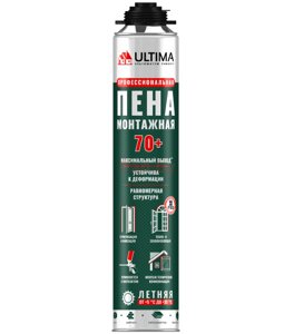 Пена монтажная профессиональная Ultima PRO 70+ 850 мл