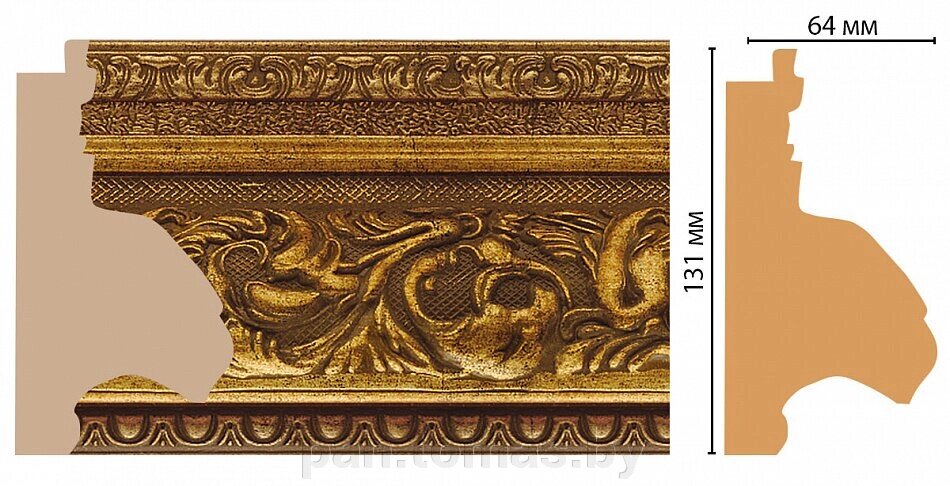 Декоративный багет для стен Декомастер Ренессанс 947-565 - гарантия