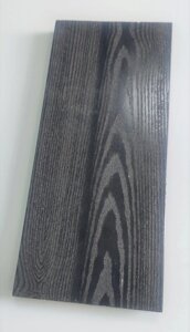 Террасная доска (декинг) из ДПК Терропласт на основе ПВХ, 165х6000мм Черная, брашированная в Минске от компании Торговые линии