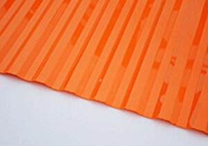 Поликарбонат профилированный Юг-Ойл-Пласт Оранжевый 2000*1050*0,8 мм (трапеция), 1,0 кг/м2 в Минске от компании Торговые линии