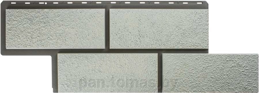 Фасадная панель (цокольный сайдинг) Альта-профиль Неаполитанский камень Белый - доставка