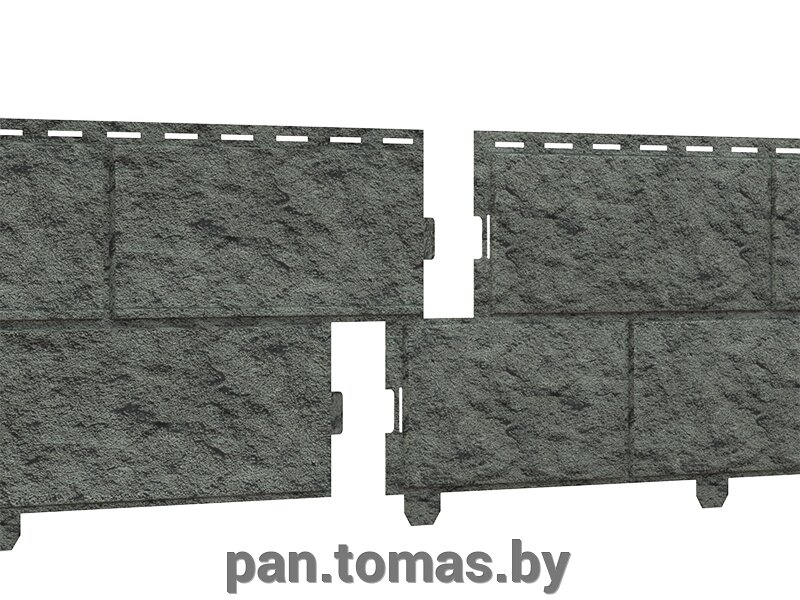 Фасадная панель (цокольный сайдинг) Ю-пласт Стоун хаус Камень изумрудный (двойной замок) - особенности