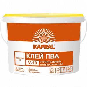 Клей ПВА строительный Kapral V-10 10кг в Минске от компании Торговые линии