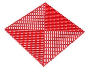 Газонная решетка ПВХ Альта-Профиль с дополнительным обрамлением 0.4*0.4м, красный в Минске от компании Торговые линии