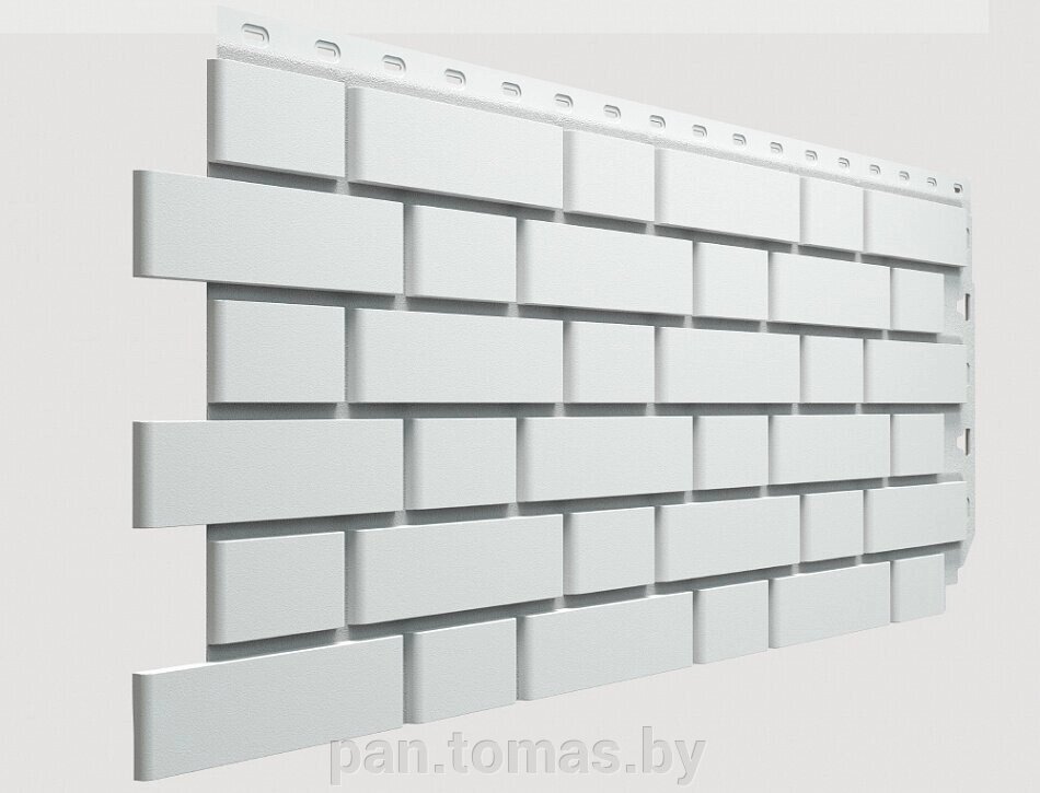 Фасадная панель (цокольный сайдинг) Docke-R Flemish Белый - распродажа