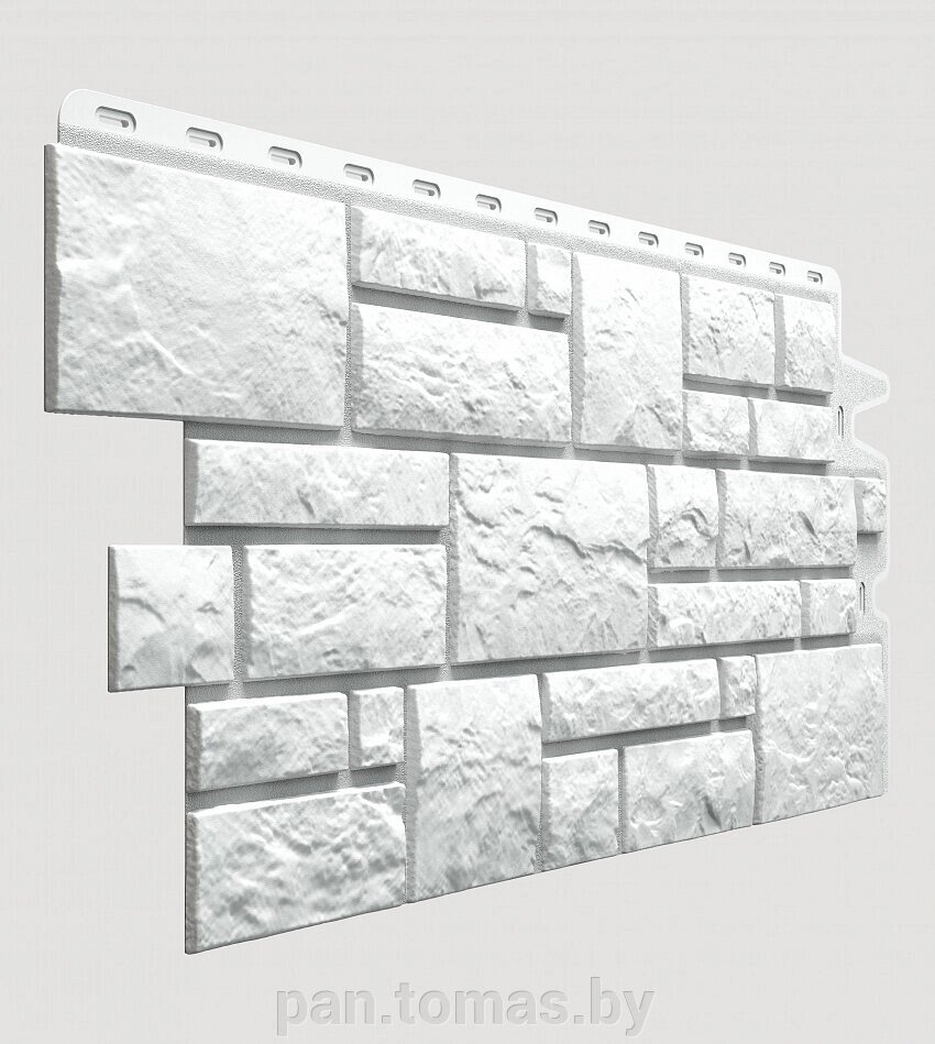 Фасадная панель (цокольный сайдинг) Docke-R Burg Платиновый - характеристики