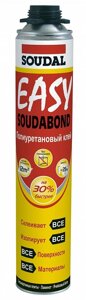 Клей-пена монтажная Soudal Soudabond Easy 750 мл (под пистолет) в Минске от компании Торговые линии