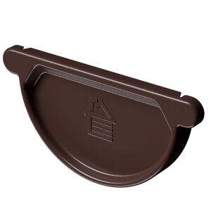 Заглушка желоба Docke Stal Premium 125/90 Шоколад