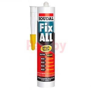 Клей-герметик гибридный Soudal Fix All High Tack белый 290 мл в Минске от компании Торговые линии