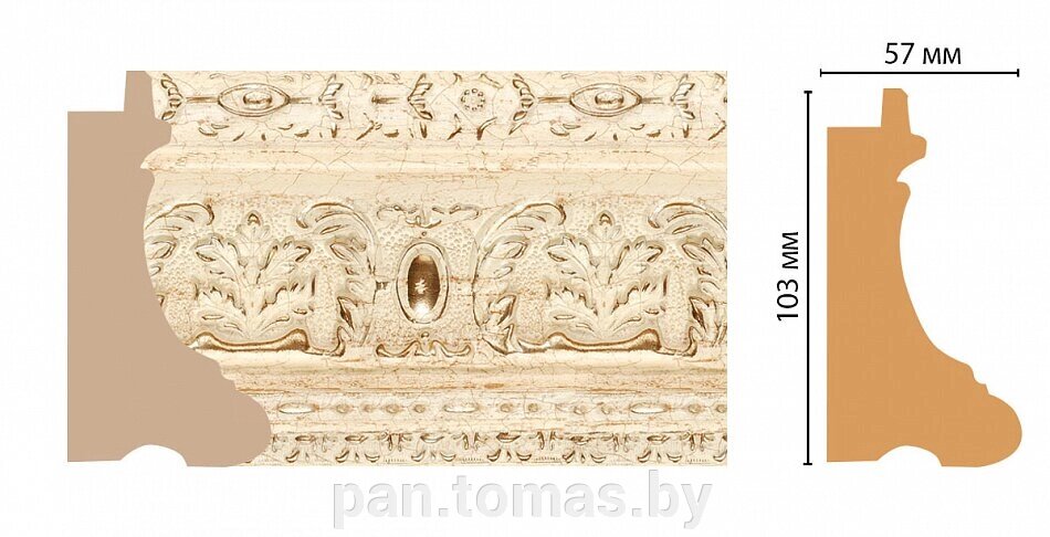 Декоративный багет для стен Декомастер Ренессанс 400-958 - описание