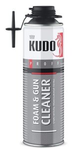 Очиститель монтажной пены Kudo Foam&Gun Cleaner 650 мл в Минске от компании Торговые линии