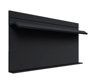 Плинтус напольный алюминиевый AlPro13 235 теневой черный