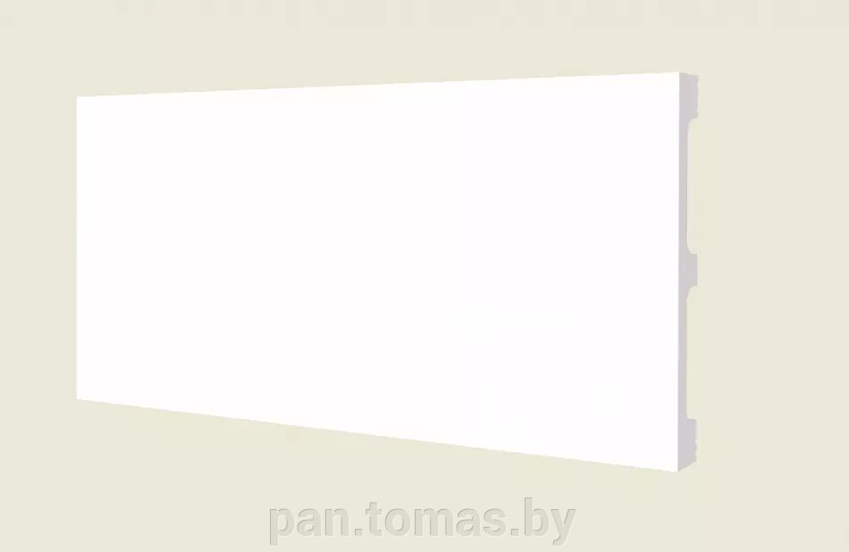 Плинтус напольный из дюрополимера Decor-Dizayn Белая Лепнина DD 709 от компании Торговые линии - фото 1
