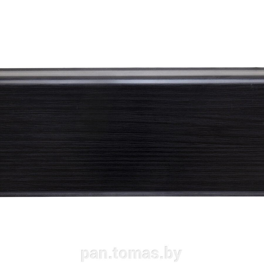 Плинтус напольный пластиковый (ПВХ) Grace Qvant Q11 Дуб Черный от компании Торговые линии - фото 1