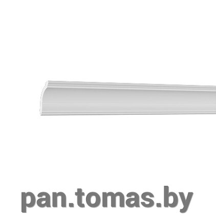 Плинтус потолочный из композитного полиуретана Европласт 6.50.101 от компании Торговые линии - фото 1