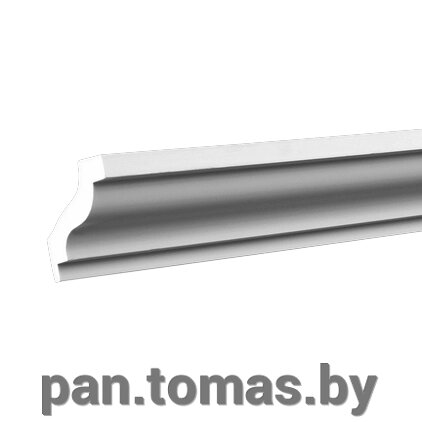 Плинтус потолочный из композитного полиуретана Европласт 6.50.103 от компании Торговые линии - фото 1