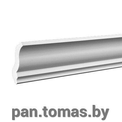 Плинтус потолочный из композитного полиуретана Европласт 6.50.105 от компании Торговые линии - фото 1